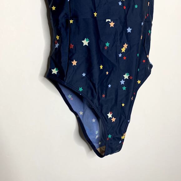 Summersalt Oasis Navy Stars Swim Bathing Suit Womens Size 4 Blue - Picture 4 of 13
